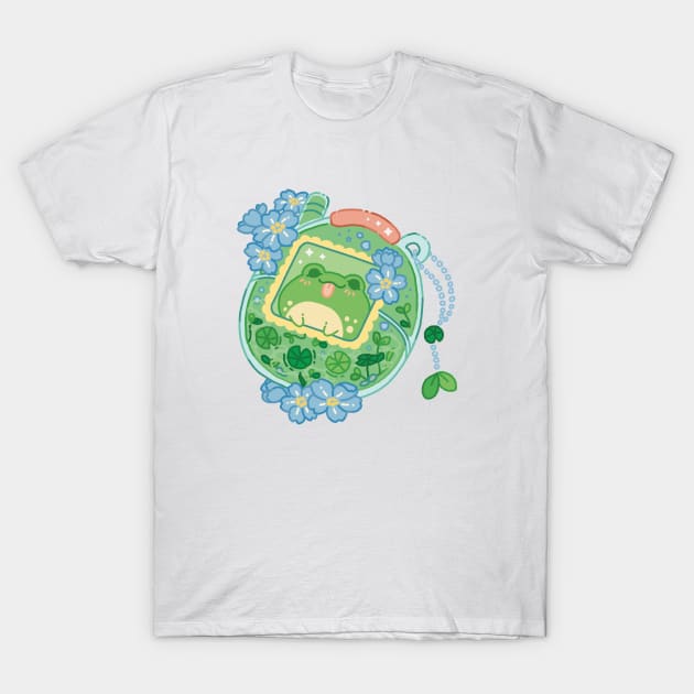 Tamagotchi Frog T-Shirt by the-staingirl